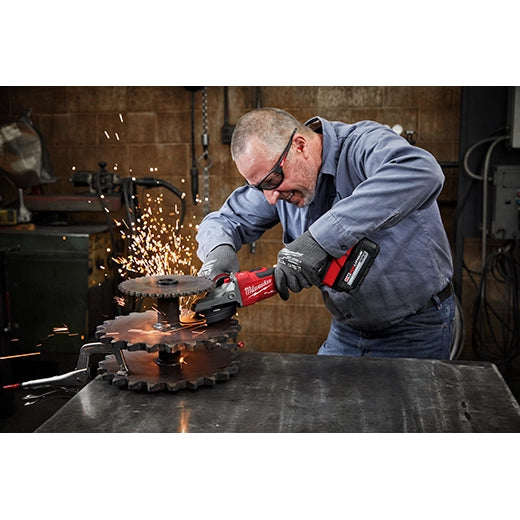 Milwaukee M18 FUEL™ 5" Flathead Braking Grinder, Slide Switch Lock-On 2887-20