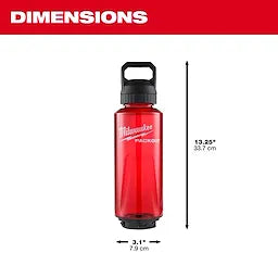 Milwaukee Bouteille PACKOUT™ 48 oz avec couvercle à gorgée 48-22-8373R