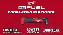 Milwaukee Outil multifonction oscillant M12 FUEL™ 2526-20 2526-20