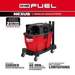 Milwaukee Aspirateur humide/sec à double batterie 9 galons M18 FUEL™ 0920-20