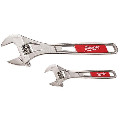 Milwaukee 2 PC. ADJUSTABLE WRENCH SET 6" & 10" 48-22-7400
