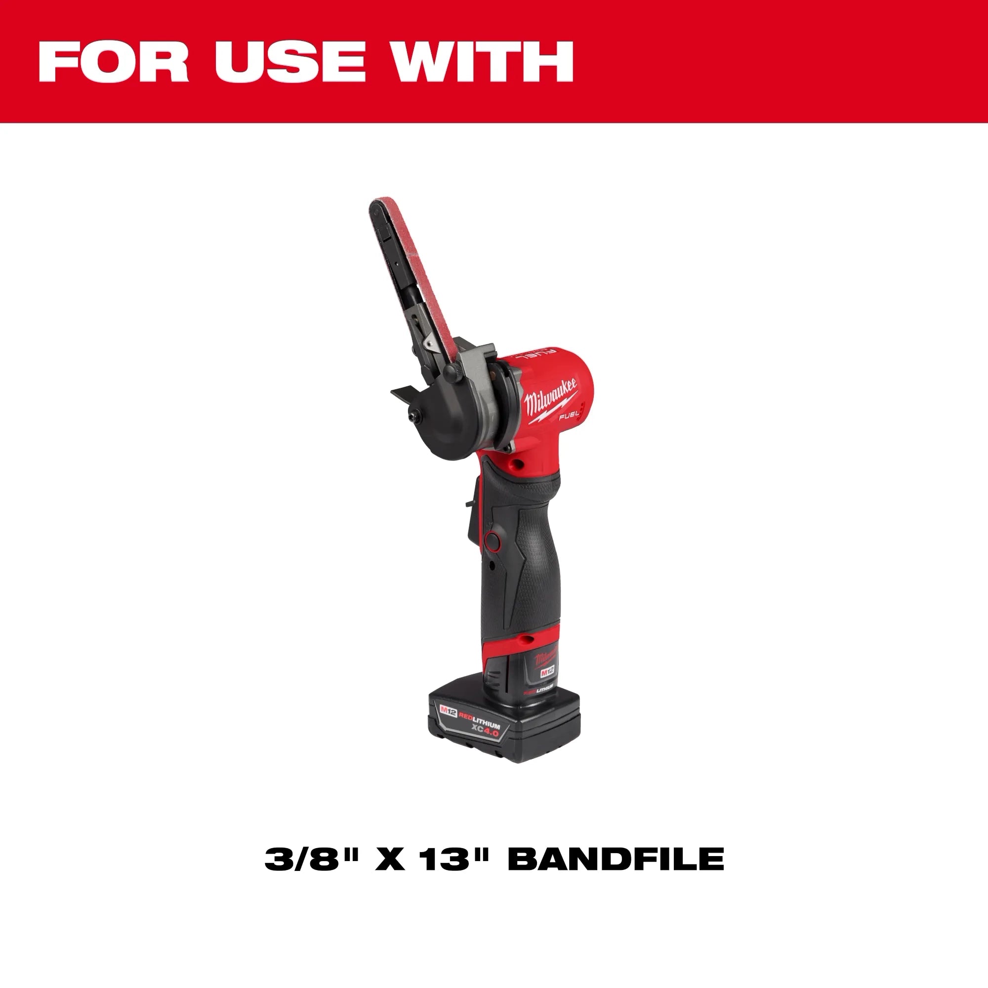 Milwaukee 3/8" x 13" Bandfile Belts 48-80-7000