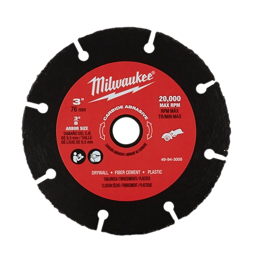 Milwaukee Lame abrasive en carbure 3" 49-94-3005
