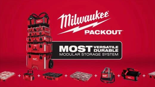 Milwaukee Boîtier à outils PACKOUT™ avec insert personnalisable 48-22-8450