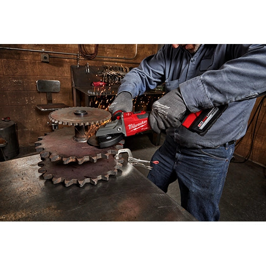 Milwaukee M18 FUEL™ 5" Flathead Braking Grinder, Slide Switch Lock-On 2887-20