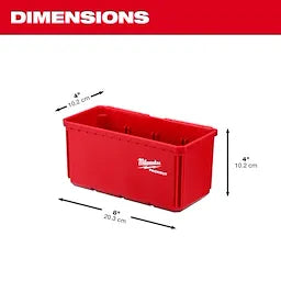 Milwaukee Lot de 2 grands bacs pour PACKOUT™ 48-22-8063