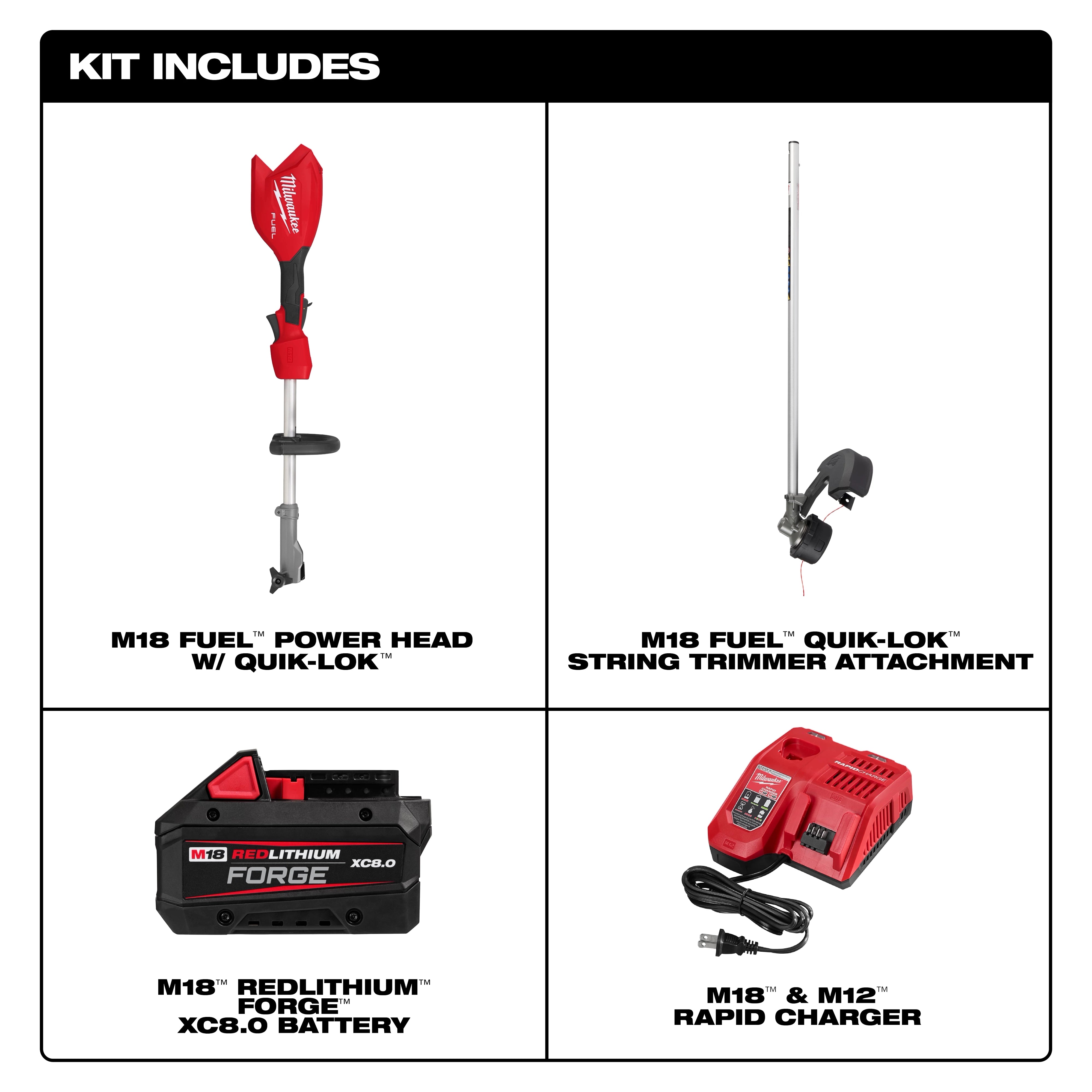 Milwaukee M18 FUEL™ String Trimmer w/ QUIK-LOK™ Kit 3016-21ST
