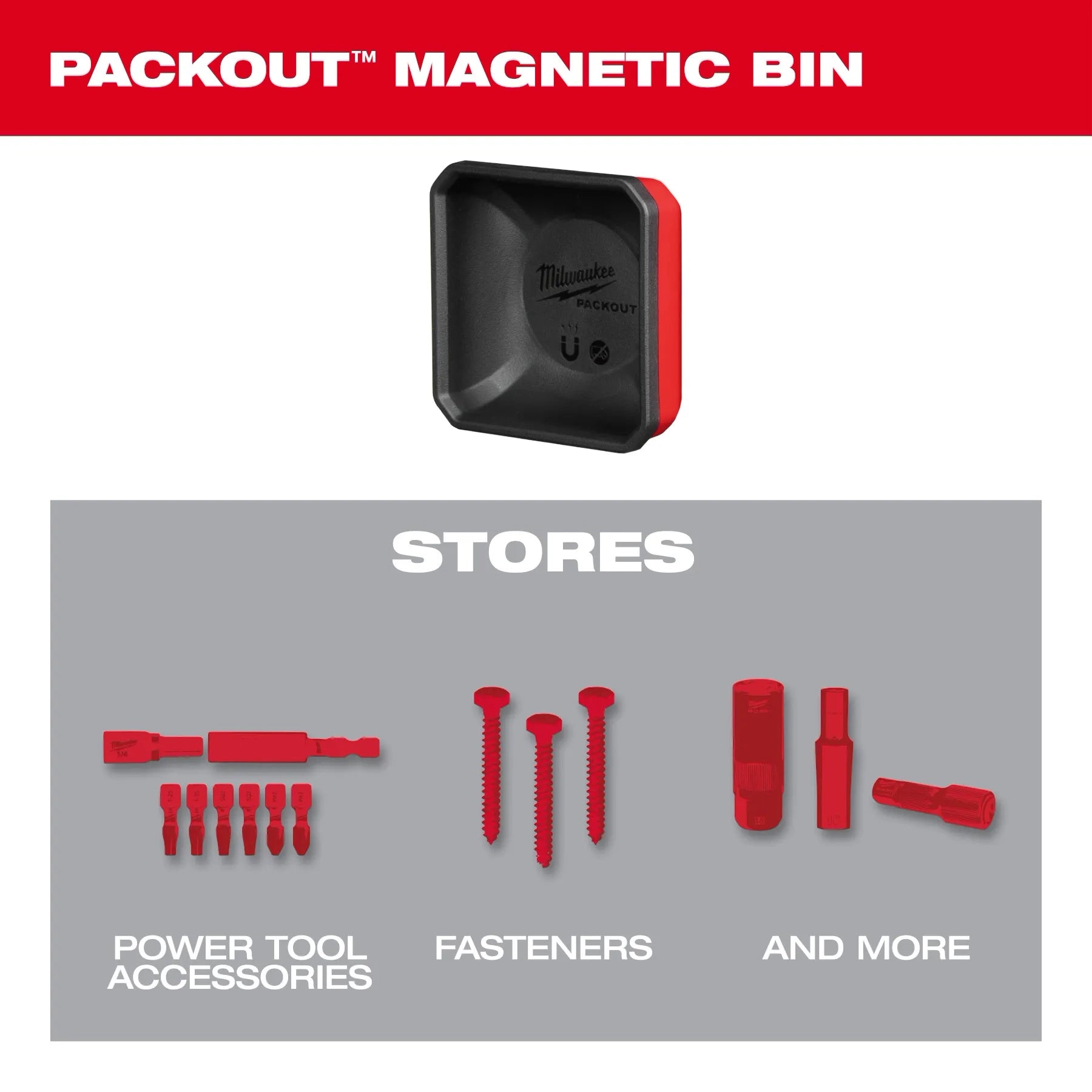 Milwaukee Bac magnétique PACKOUT™ 48-22-8070