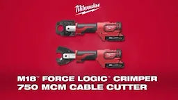 Milwaukee Kit de coupe-câbles M18™ FORCE LOGIC™ avec mors en Cu 750 MCM 2672-21
