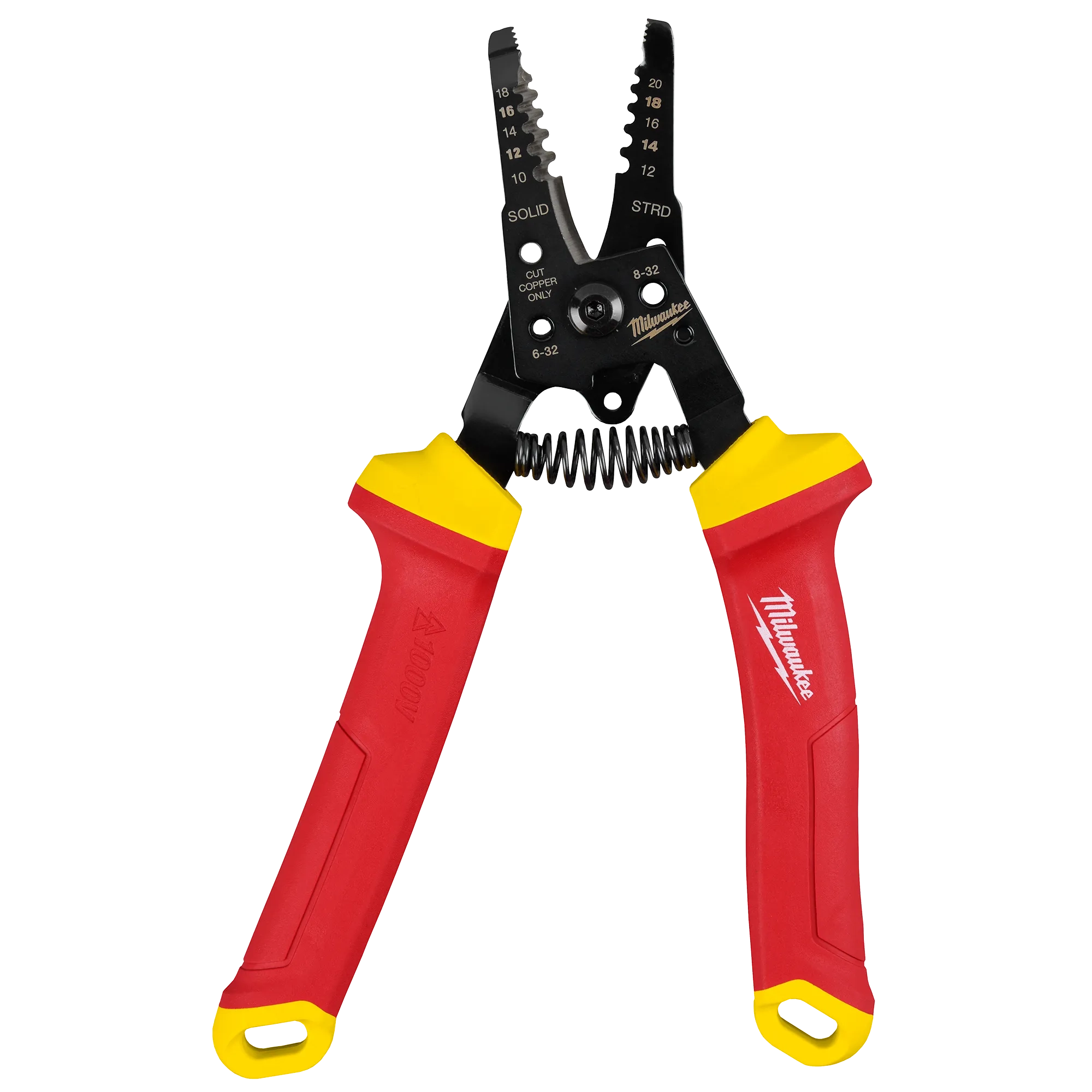 Milwaukee Pince à dénuder et coupe‑fil isolée 1000 V 10‑20 AWG 48-22-2214