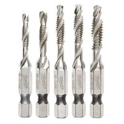 Milwaukee Ensemble de forets et tarauds à impact SHOCKWAVE™ 5 pièces 48-89-4874
