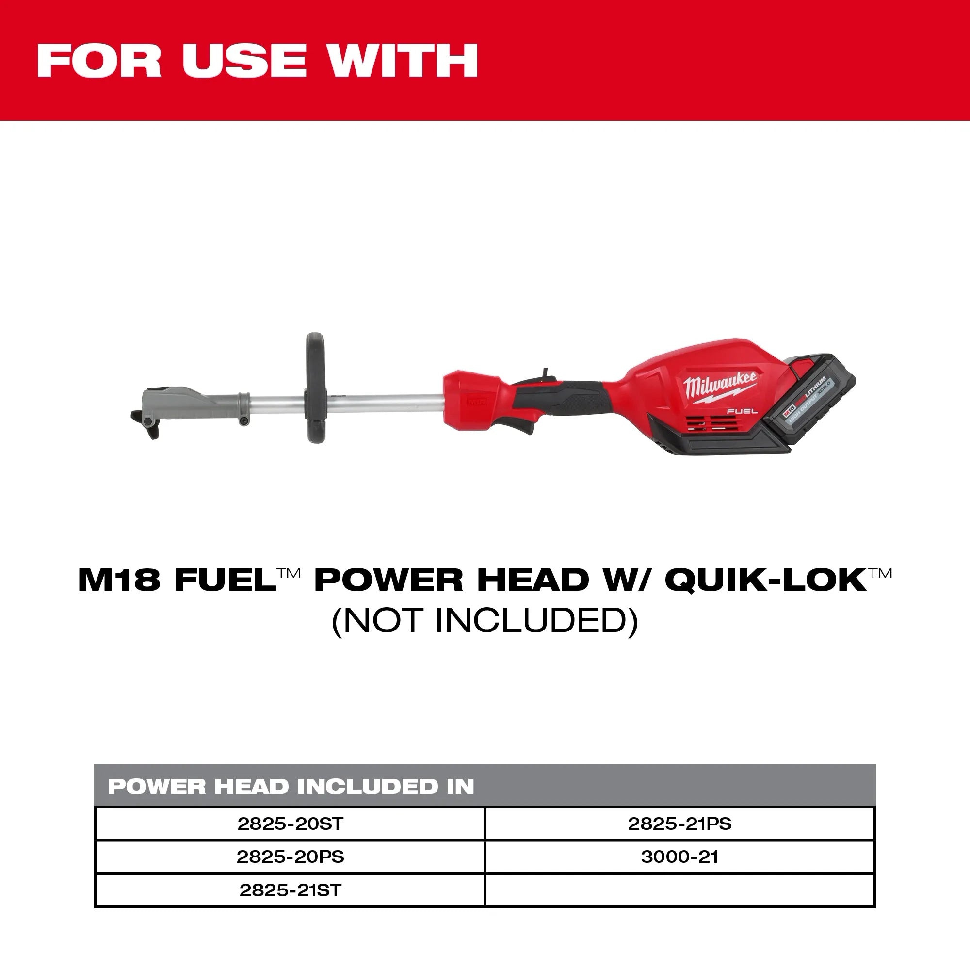 Milwaukee M18 FUEL™ QUIK-LOK™ Hedge Trimmer Attachment 49-16-2796