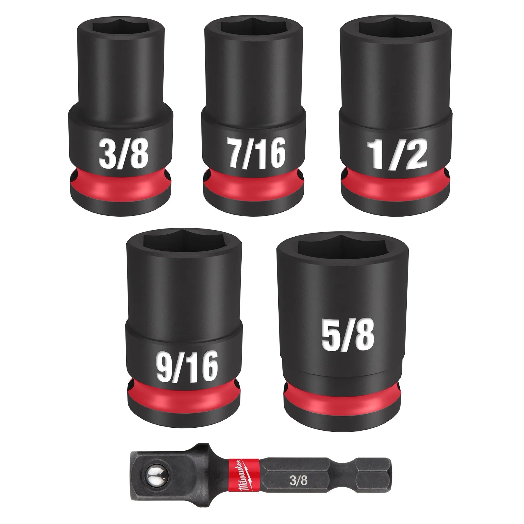 Milwaukee Ensemble de 6 pièces SHOCKWAVE Impact Duty™ 3/8" Drive SAE standard 49-66-7035