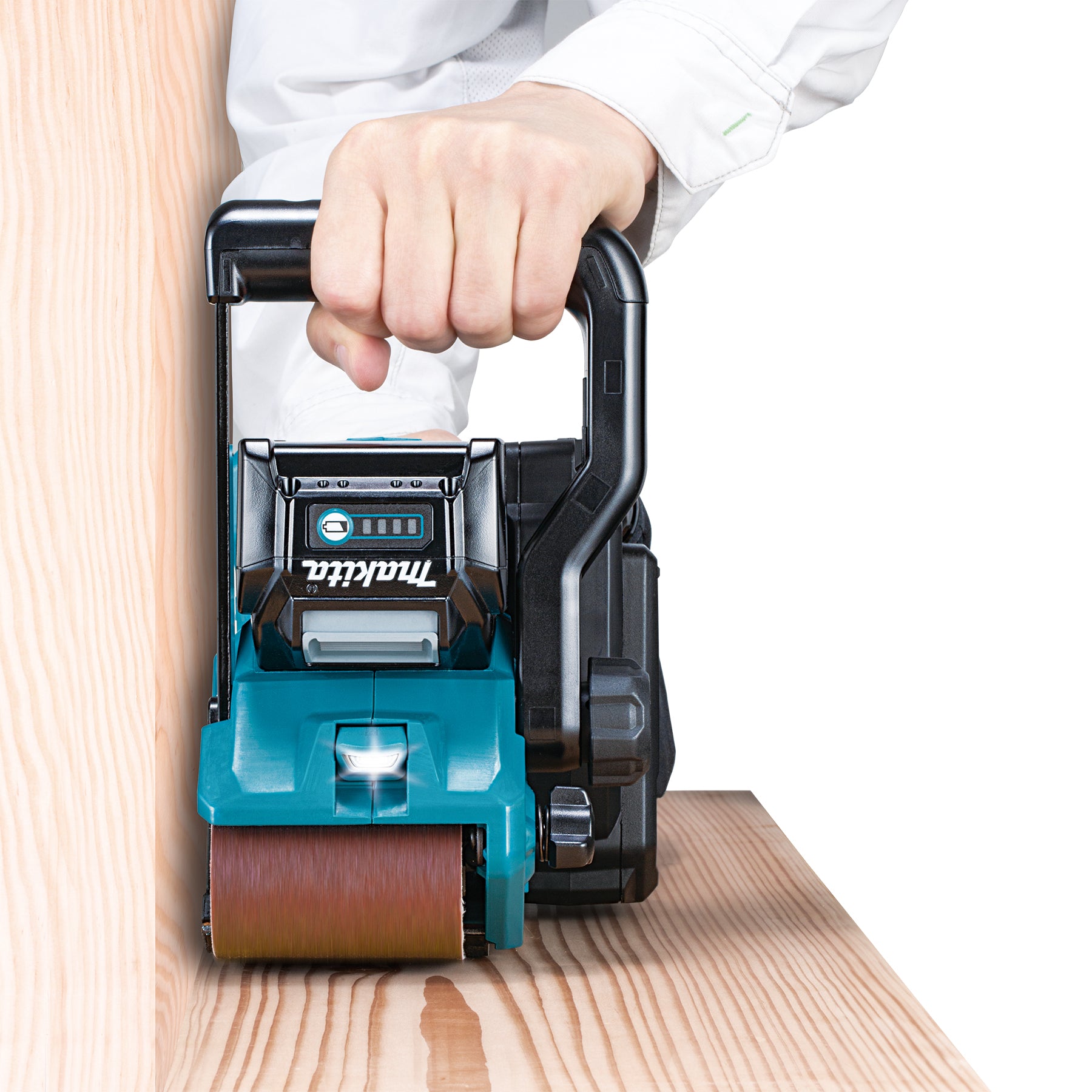 Makita Ponceuse à bande 3" x 21" sans balais 40Vmax XGT avec AWS, outil seul BS001GZ