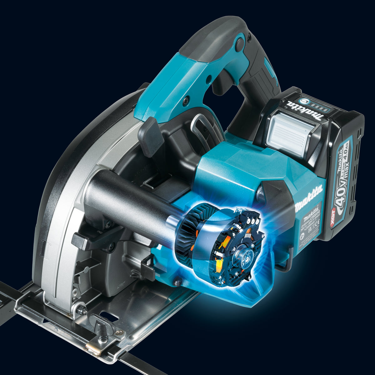 Makita Scie circulaire pour métaux sans balais 40Vmax XGT 7-1/4", machine seule CS002GZ