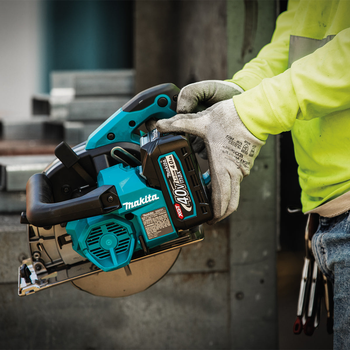 Makita Scie circulaire pour métaux sans balais 40Vmax XGT 7-1/4", machine seule CS002GZ