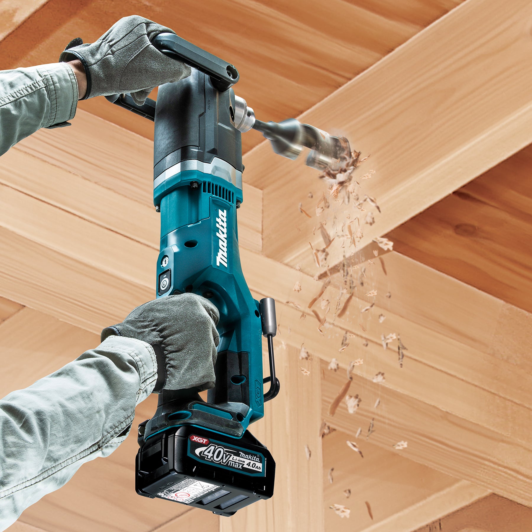 Makita Perceuse angulaire sans balais 1/2" 40Vmax XGT, machine seule DA001GZ