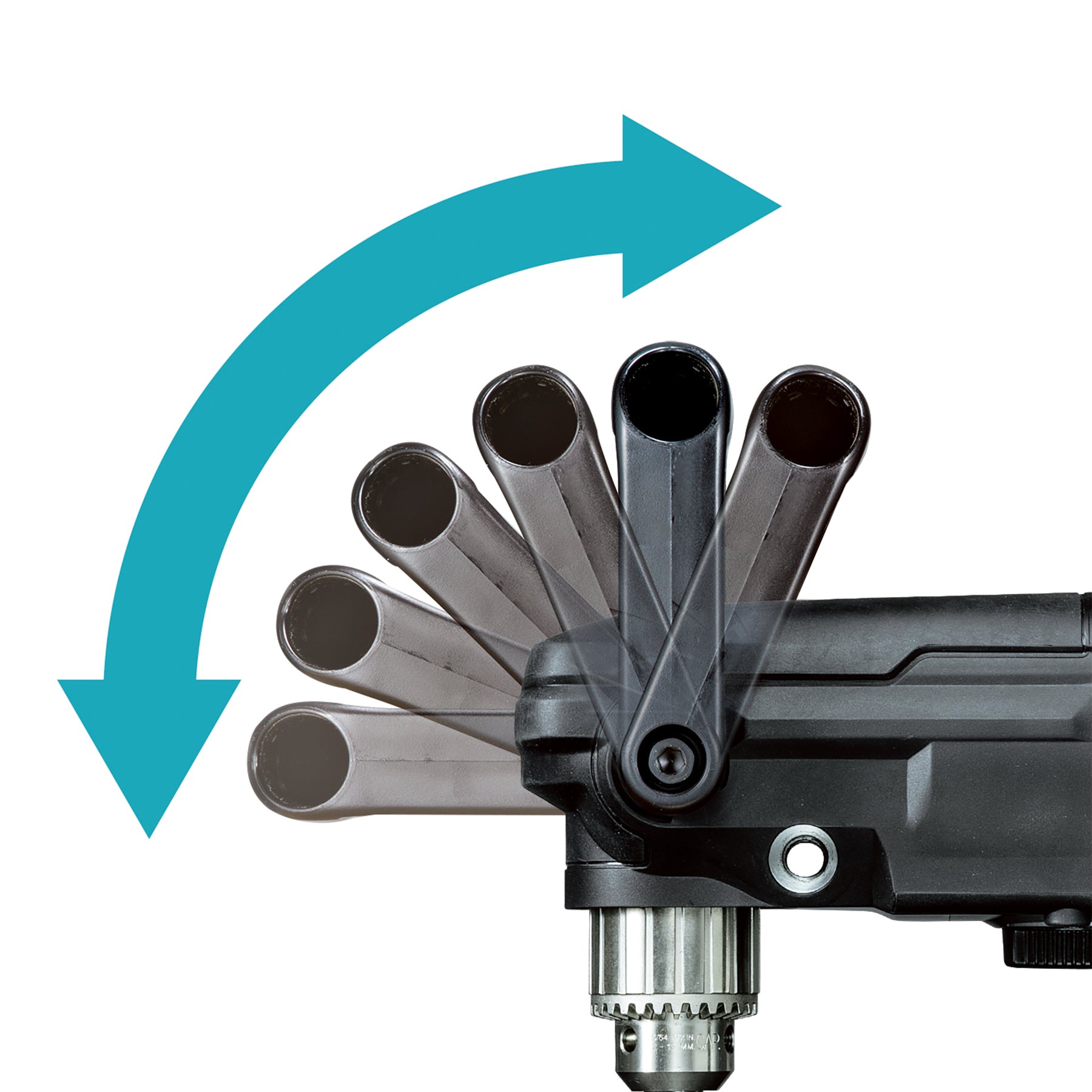 Makita Perceuse angulaire sans balais 1/2" 40Vmax XGT, machine seule DA001GZ