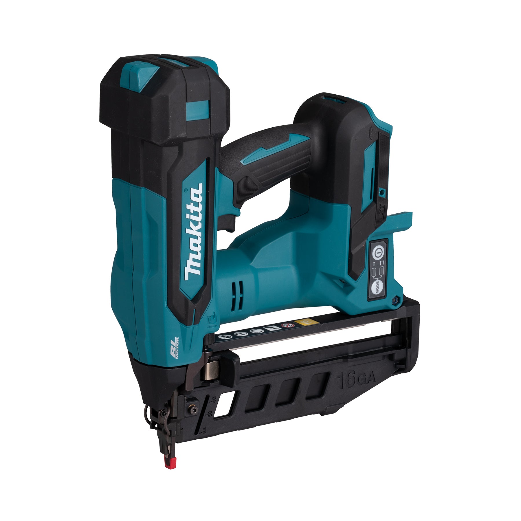 Makita Cloueuse de finition 16 ga 2-1/2" sans balais LXT 18V, droite, outil seul DBN601Z