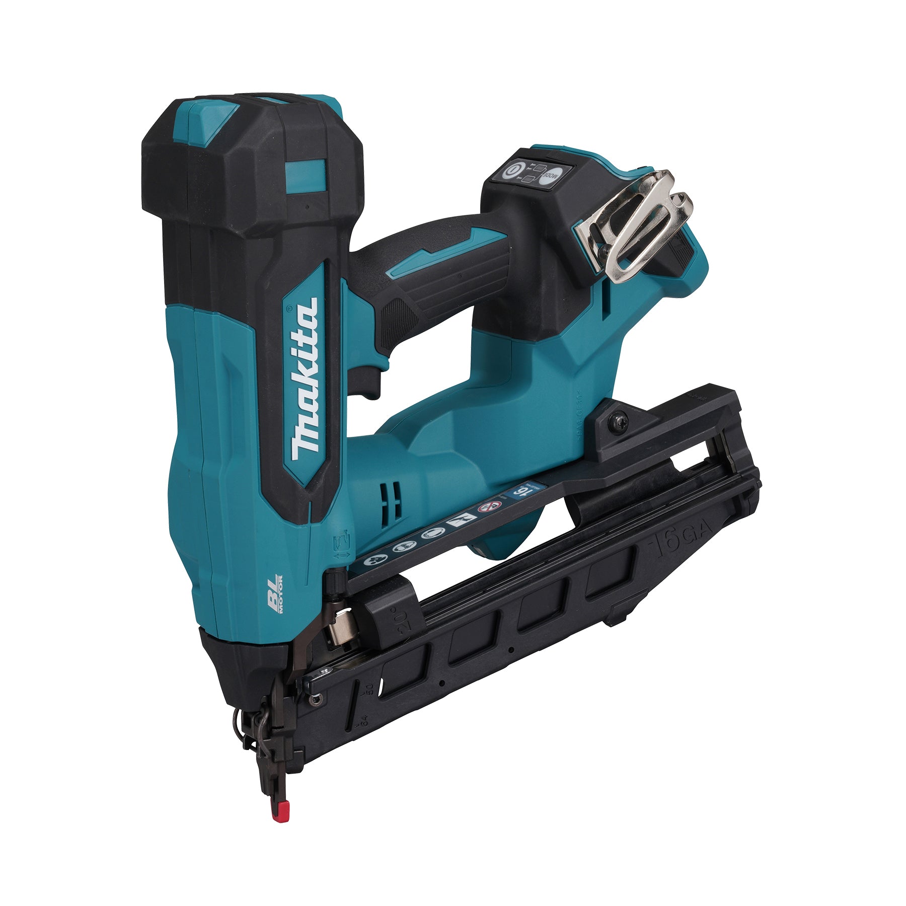 Makita Cloueuse de finition 16 ga 2-1/2" sans balais LXT 18V, angulaire, outil seul DBN610Z