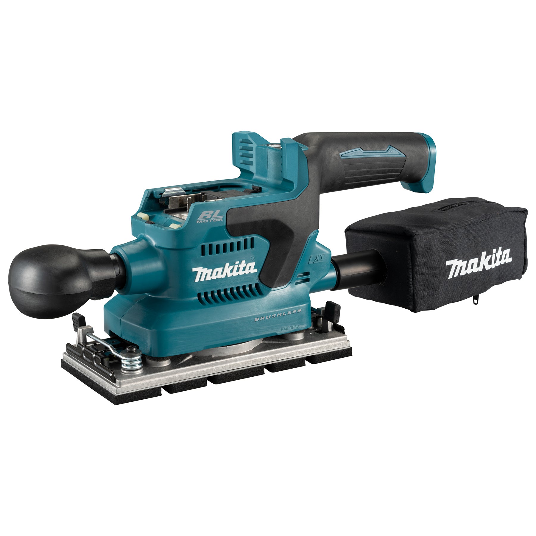Makita Ponceuse de finition 1/3 de feuille sans balais LXT 18V, outil seul DBO380Z