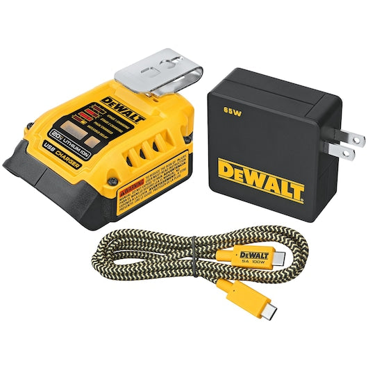 DeWalt Kit de charge/source d'alimentation USB 20V MAX*/ FLEXVOLT® DCB094K