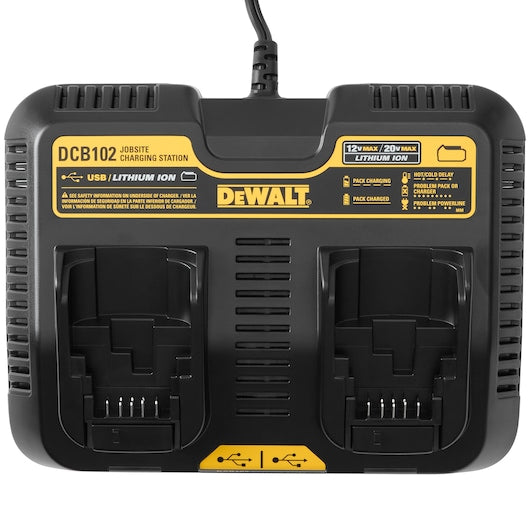 DeWalt DCB102 Station de charge sur chantier 12V - 20V MAX* DCB102