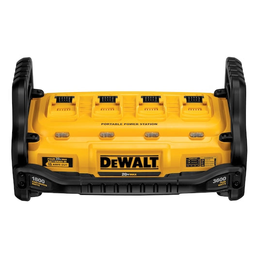 DeWalt Station d’alimentation portable 1800 W DCB1800B et chargeur de batteries simultané DCB1800B