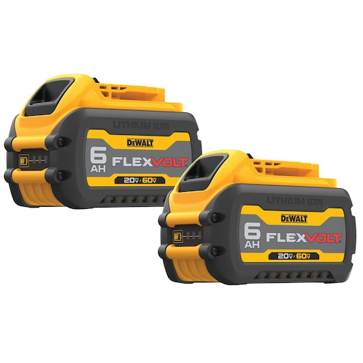 DeWalt Batterie FLEXVOLT® 20/60V MAX* 6Ah (lot de 2) DCB606-2