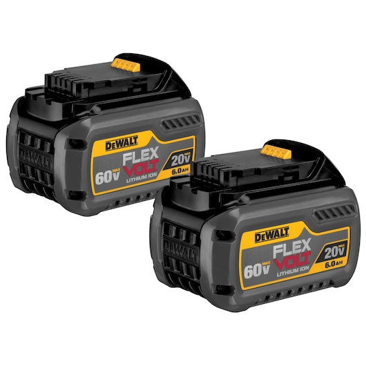 DeWalt Batterie FLEXVOLT® 20/60V MAX* 6Ah (lot de 2) DCB606-2