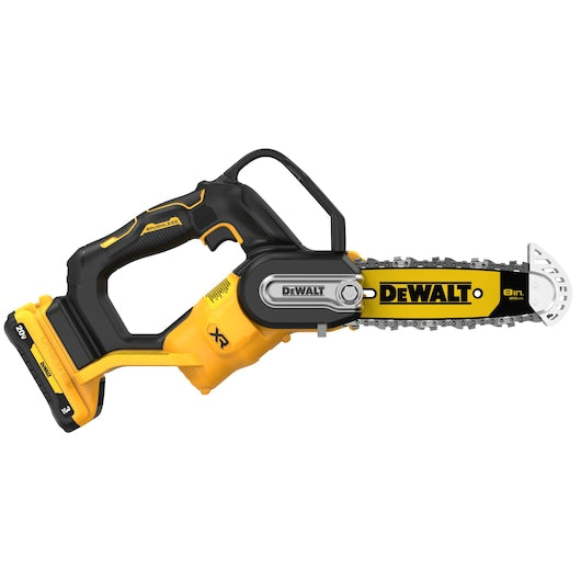 Dewalt 20V MAX* 8 in. Brushless Cordless Pruning Chainsaw Kit with 3 Ah Battery DCCS623L1