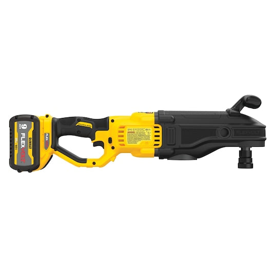 DeWalt Perceuse à poteaux et solives à changement rapide sans fil brushless 60V MAX* avec système E-CLUTCH® – Kit DCD471X1
