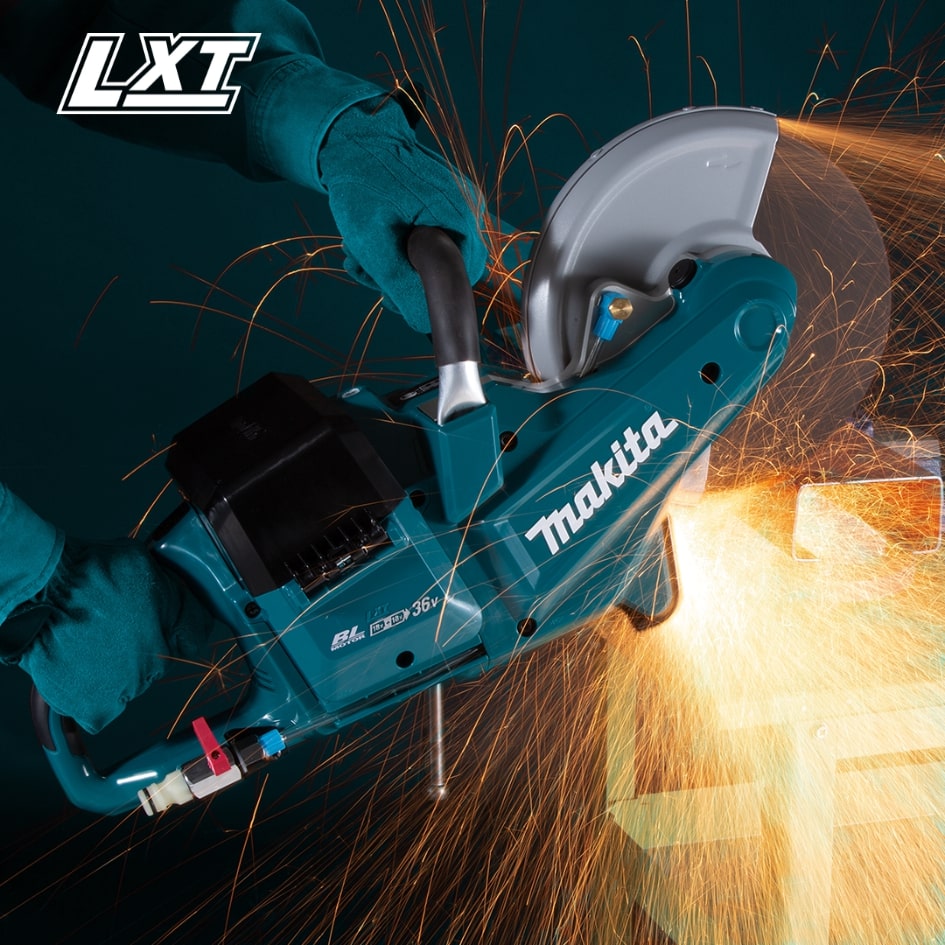 Makita 36V(18Vx2) LXT Brushless 9" Power Cutter, Tool Only DCE090ZX1