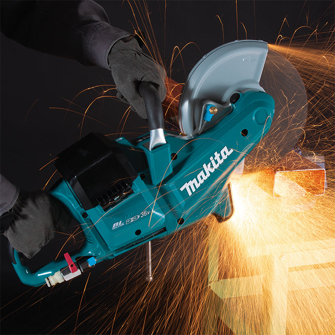 Makita 36V(18Vx2) LXT Brushless 9" Power Cutter, Tool Only DCE090ZX1