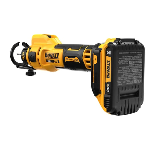 Dewalt 20V MAX* XR® Brushless Drywall Cut-Out Tool Kit (2.0Ah) DCE555D2