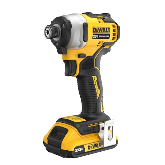 Dewalt ATOMIC™ 20V MAX* Brushless Cordless Compact 1/4 in Impact Driver Kit DCF809D1