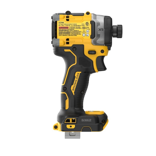 Dewalt 20V MAX* XR® Brushless Cordless 3-Speed High Torque 1/4 in. Impact Driver (Tool Only) DCF860B