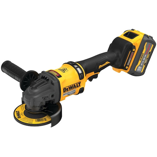 DeWalt Meuleuse sans fil sans balais DCG418X1 60V MAX* 4-1/2 po - 6 po avec KICKBACK BRAKE™ (Kit) DCG418X1
