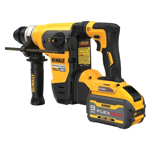 DeWalt Kit de marteau perforateur sans fil sans balais 60V MAX* 1‑1/4 po SDS PLUS DCH416X2