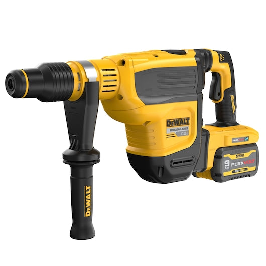 DeWalt Kit combiné marteau perforateur sans fil 60V MAX* 1-3/4 po. Brushless SDS MAX* DCH614X2