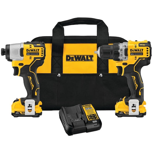 DeWalt Kit perceuse sans fil et visseuse à chocs sans balais XTREME 12V MAX* DCK221F2