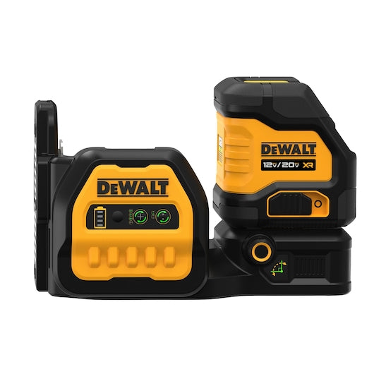 DeWalt Kit laser vert à ligne croisée sans fil 20V MAX* XR® DCLE34020G