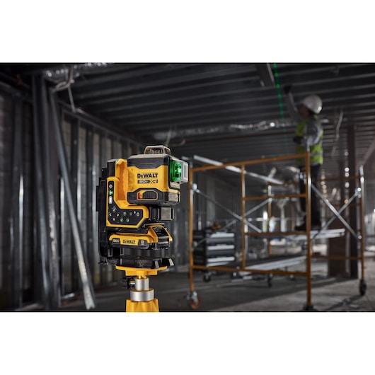 DeWalt Kit laser ligne 360° à télécommande 20V MAX* XR® DCLE34035D1