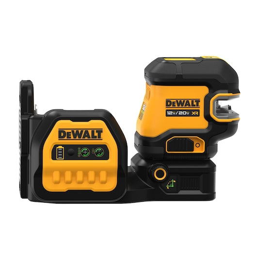 Dewalt 20V MAX* Cordless 2-Spot Green Line Laser Kit DCLE34220G