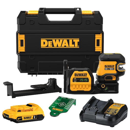 Dewalt 20V MAX* 5-Spot Green Line Laser DCLE34520G