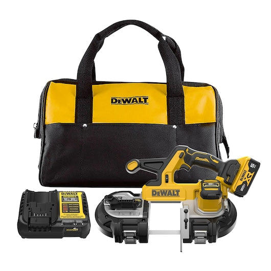 DeWalt Scie à ruban moyenne taille 20V MAX* XR® (kit batterie 5,0 Ah) DCS378P1