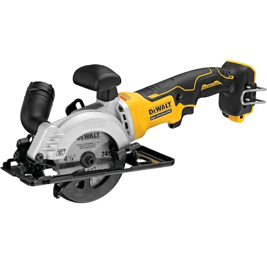 DeWalt Scie circulaire sans fil 4-1/2 po. ATOMIC™ 20V MAX* à moteur brushless (outil seul) DCS571B