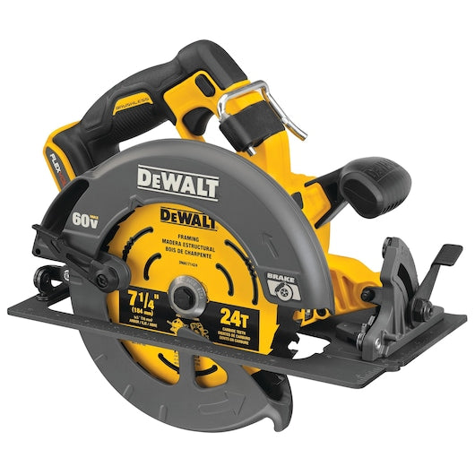DeWalt Scie circulaire sans balais DCS578B 60V MAX* 7‑1/4 po avec frein électronique (outil seul) DCS578B