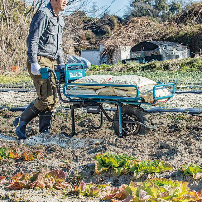 Makita 18V LXT Brushless Wheelbarrow w/Flatbed Tray, Tool Only DCU180ZX1