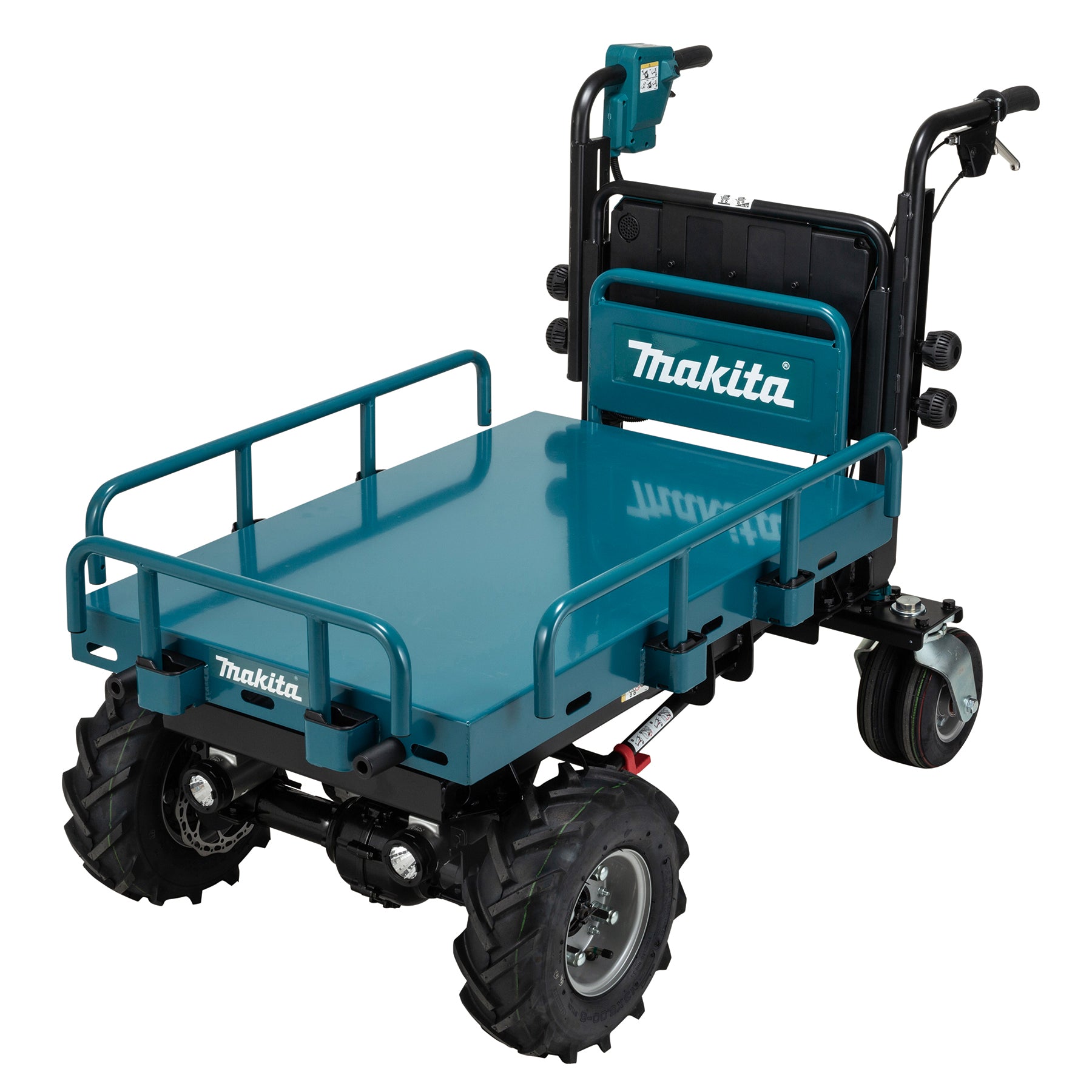 Makita Transporteur de matériaux sans balais 36V(18Vx2) LXT, plateau plat, levage électrique, machine seule DCU601Z